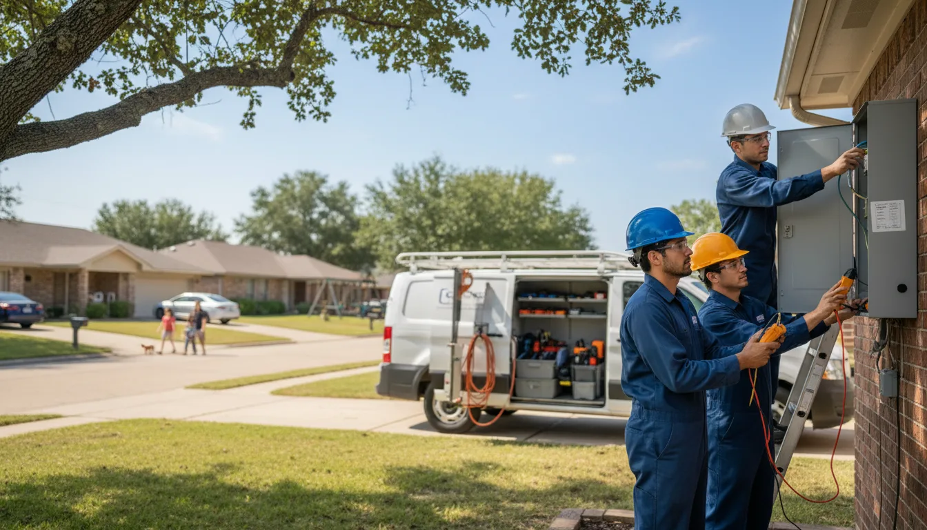 Certified electrician providing emergency electrical services in New Boston, IL